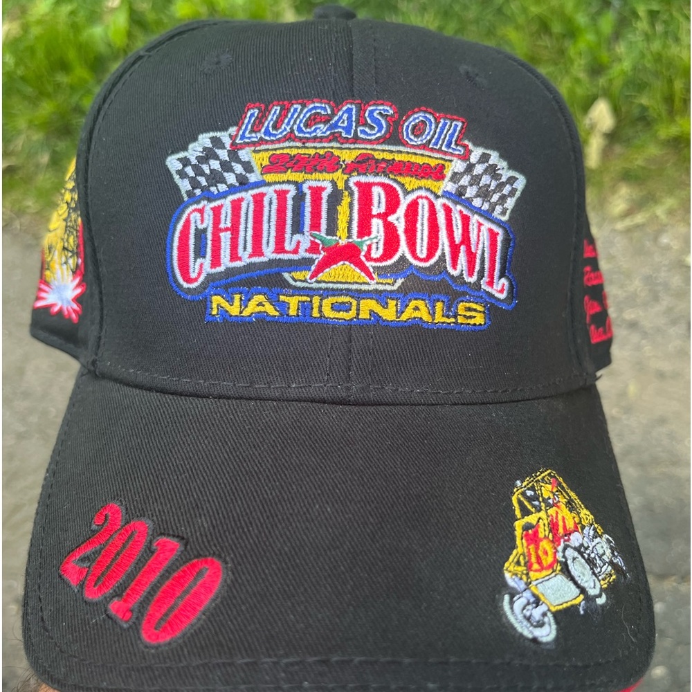 New 2010 Lucas Oil Chili Bowl BaseballHat Cap Nationals Tulsa Oklahoma Jan 12-16